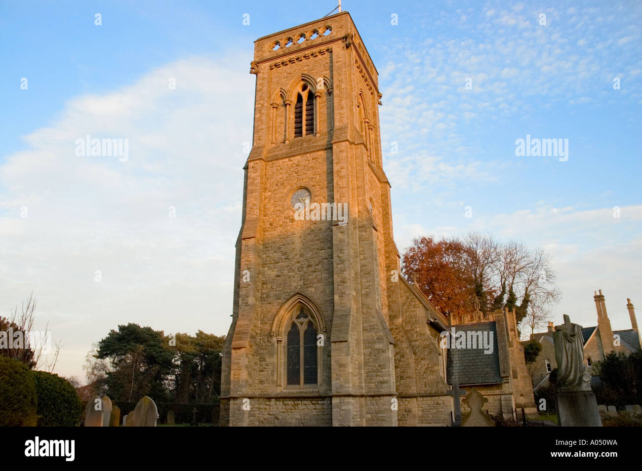 Exterior Of St John The Evangelist Church In Lemsford Hertfordshire exterior-of-st-john-the-evangelist-church-in-lemsford-hertfordshire