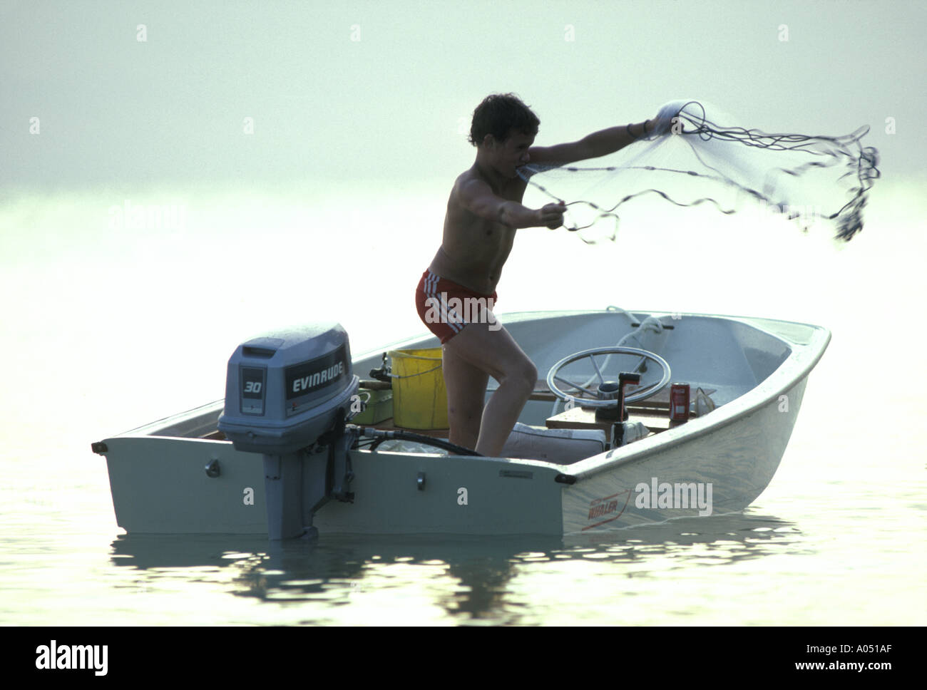 Netting fish Stock Photo Alamy