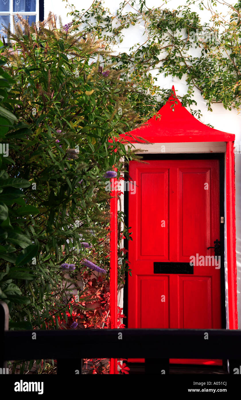 House door Brockenhurst New Forest National Park Hampshire England