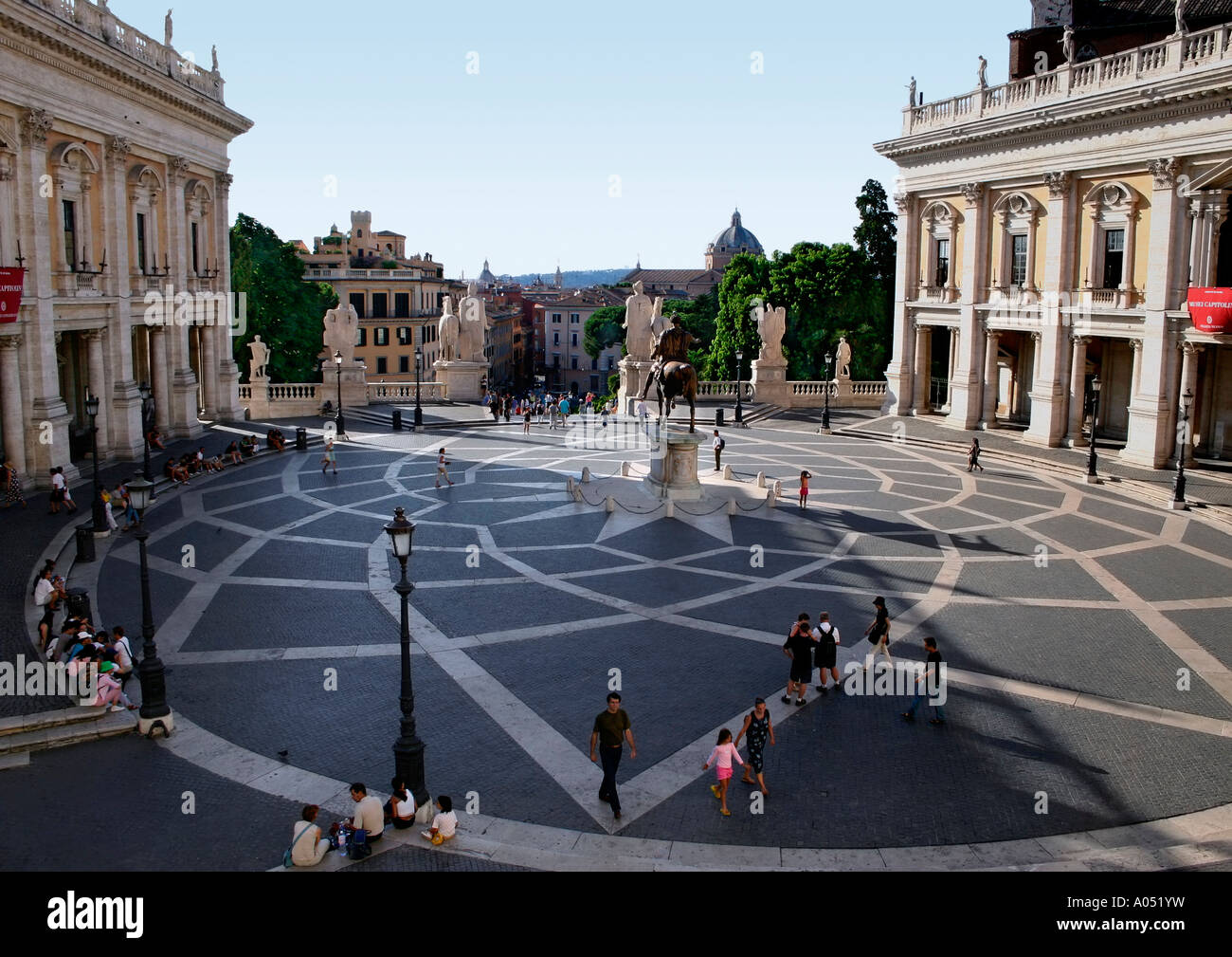 Piazza campidoglio hi-res stock photography and images - Alamy