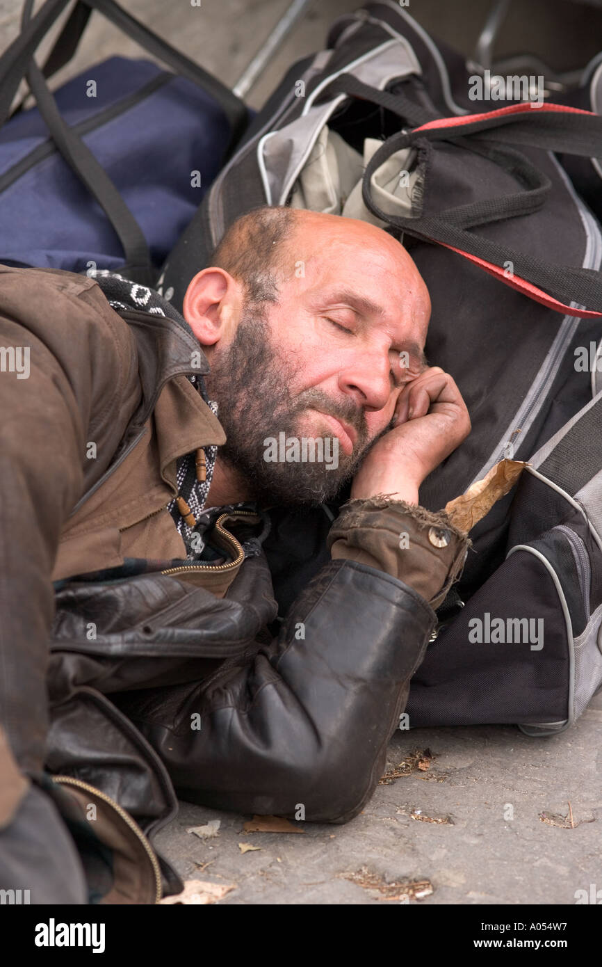 Tramp Crying Tramp city hi-res stock photography and images - Alamy