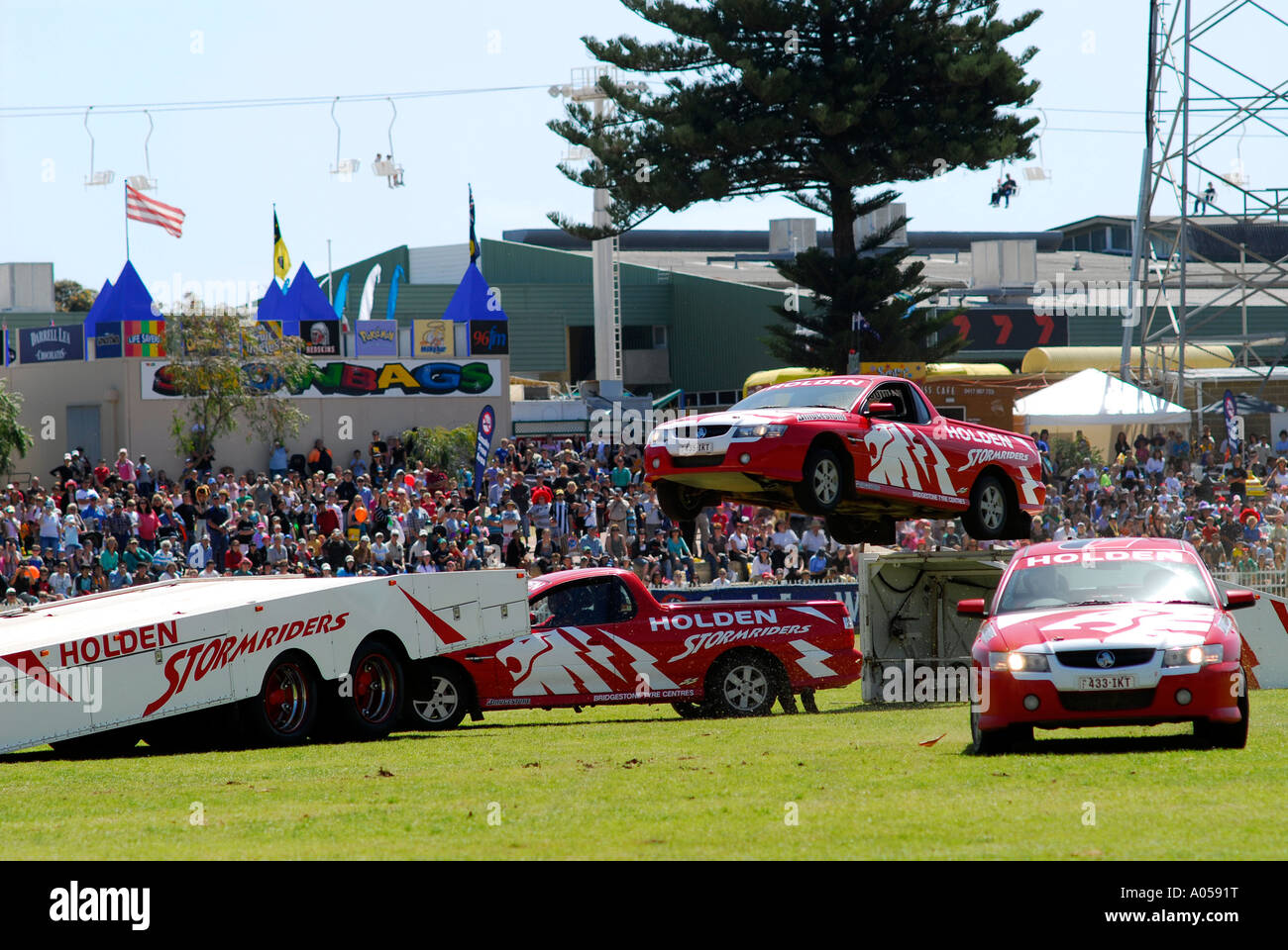 Ramp Jumping - On Sports Cars