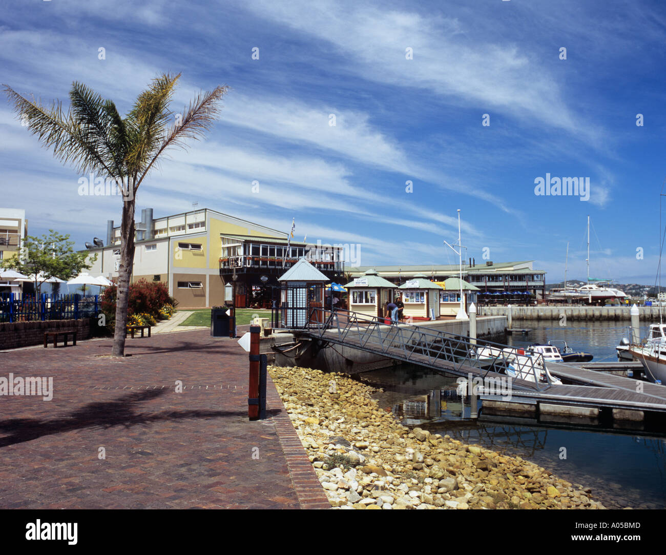 KNYSNA QUAYS new waterfront development Knysna Western Cape South Africa Stock Photo