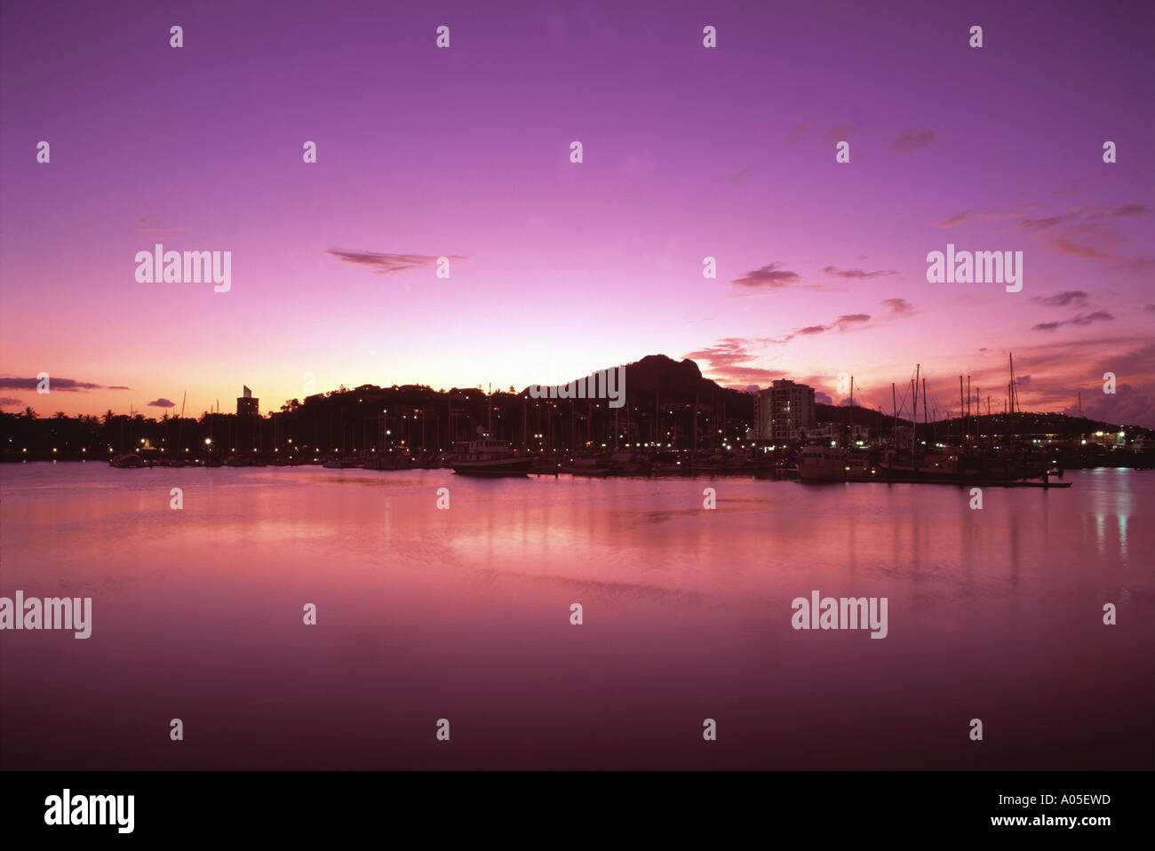 Australia Queensland Townsville sunset Stock Photo