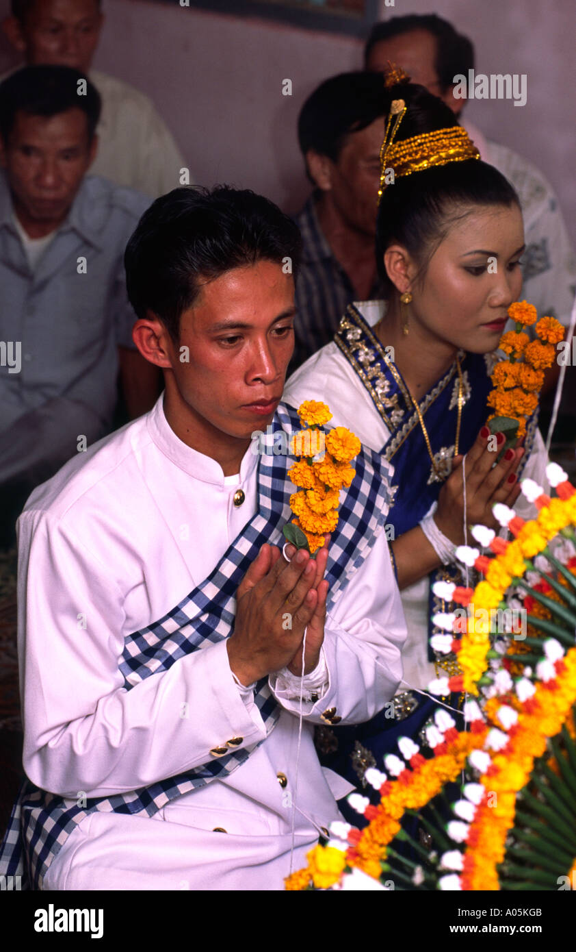 Lao Wedding Vientiane Laos Stock Photo 5650250 Alamy