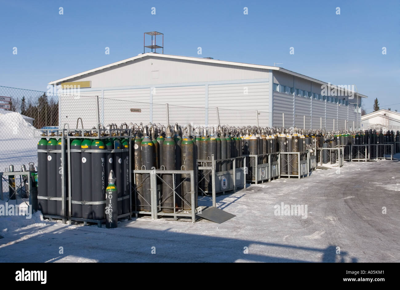 Storing Gas Bottles High Resolution Stock Photography and Images Alamy