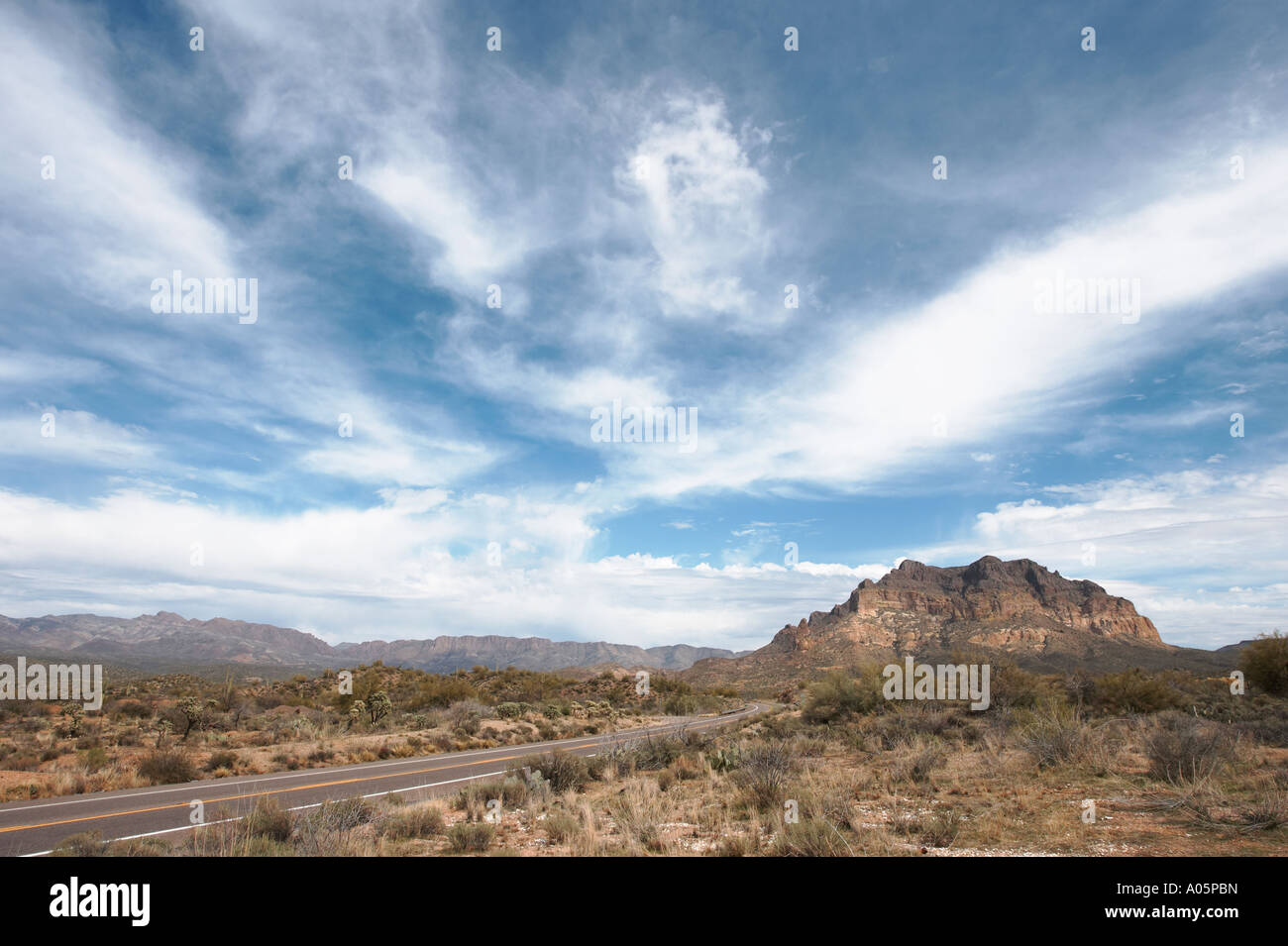 Picket Post Mountain Stock Photo Alamy