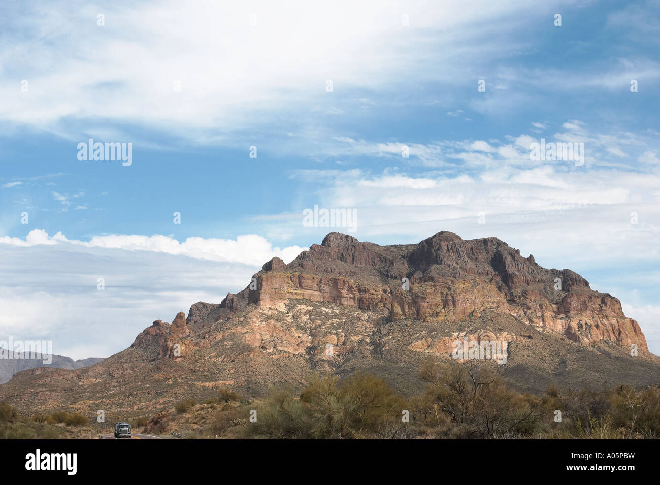 Picket Post Mountain Stock Photo Alamy