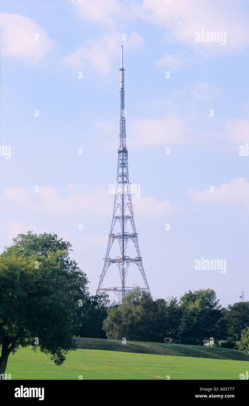 Crystal Palace television transmitter mast Sydenham London UK Stock Photo