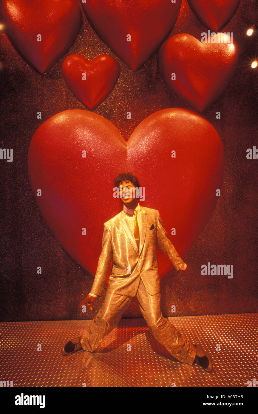 Wax sculpture of Little Richard at Madame Tussaud s wax museum in Las