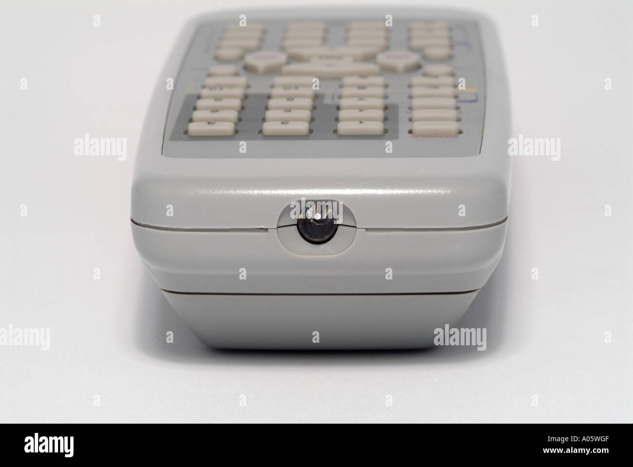 Remote Control Handset Against a White Background Stock Photo Alamy