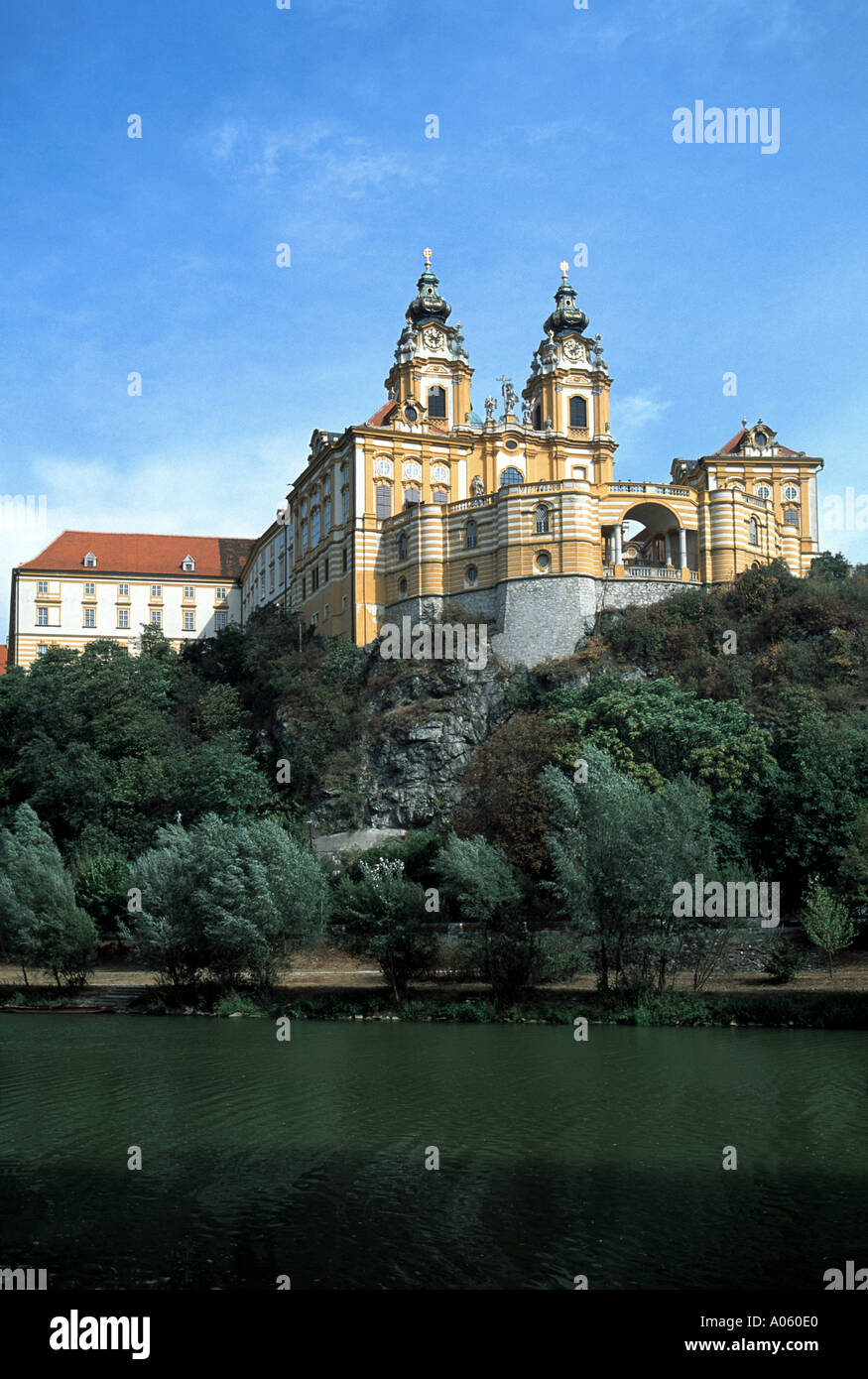 Melk Monastery Vienna Austria Stock Photo