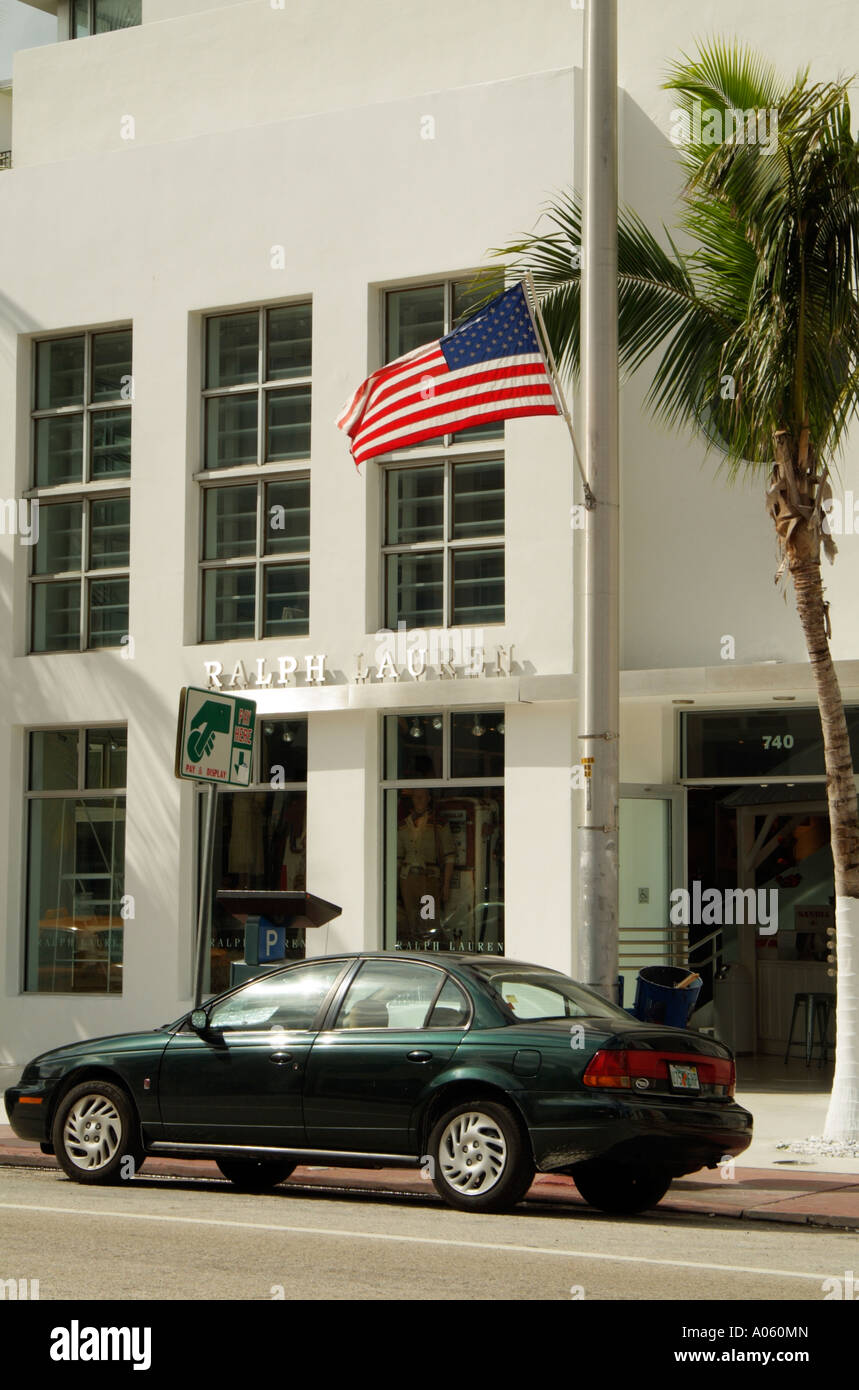 The Ralph Lauren store. South Beach Miami Florid USA Stock Photo - Alamy