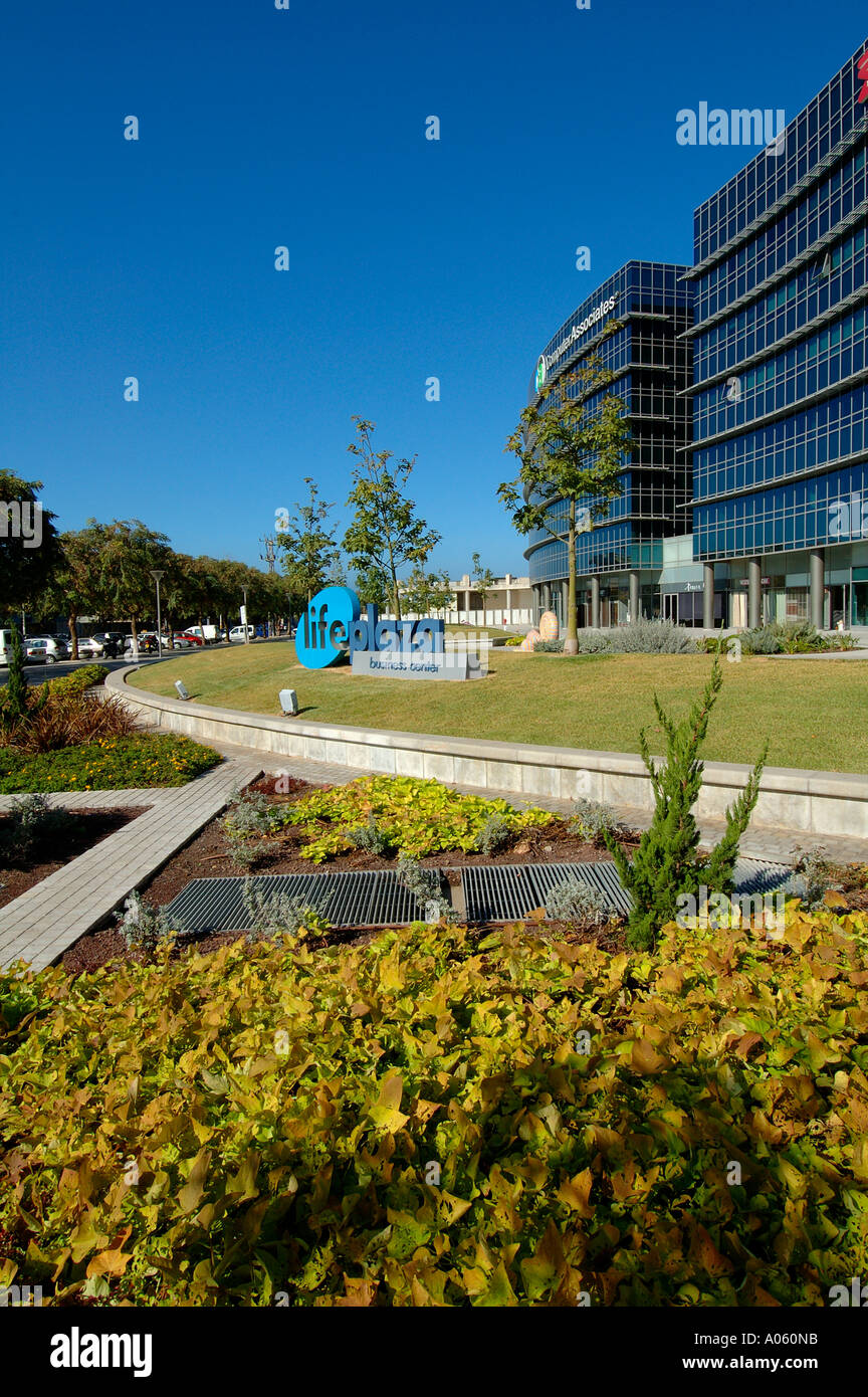 Hi Tech business center area in the industrial zone of Herzliya Pituah in Israel Stock Photo