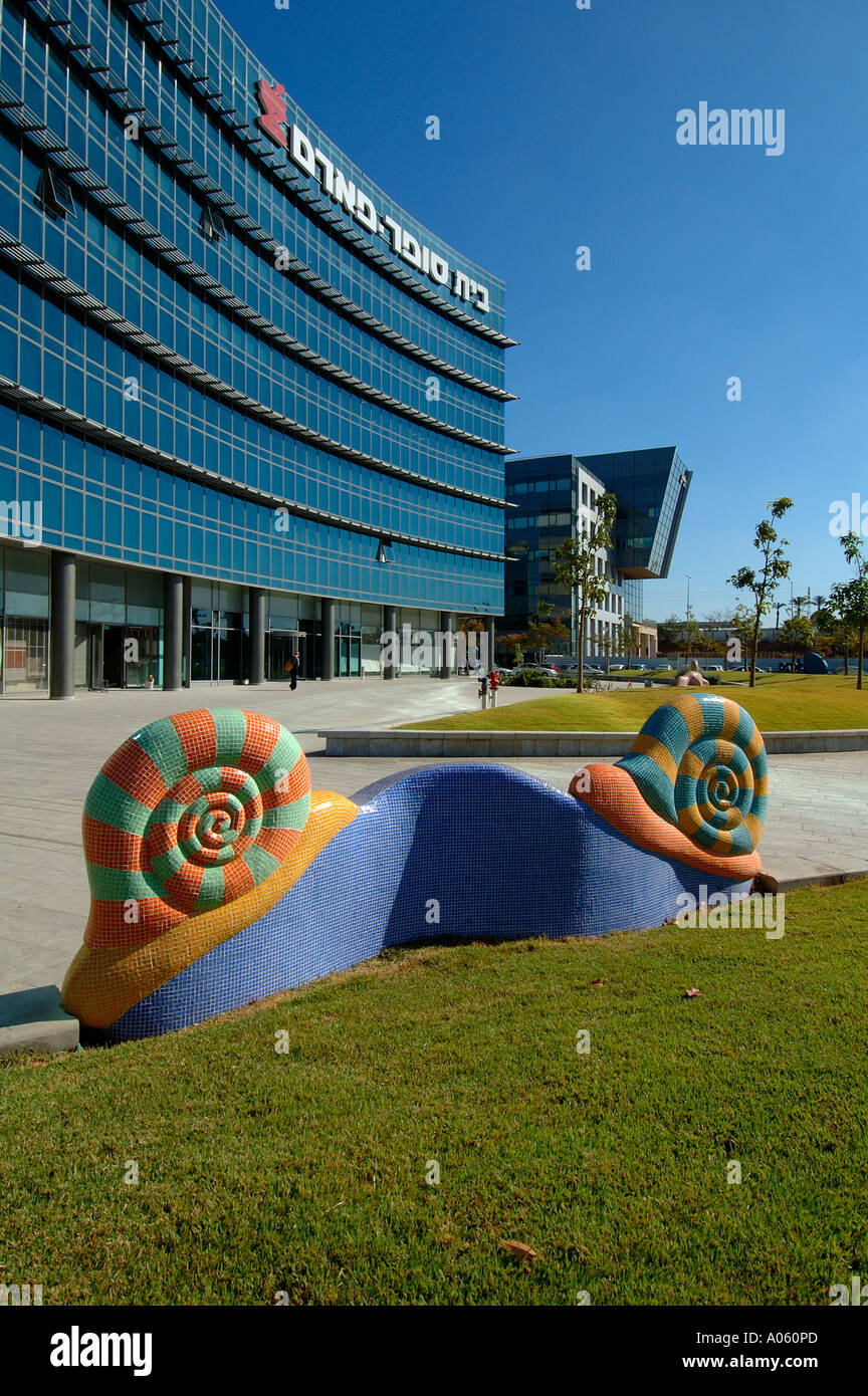 Hi Tech business center area in the industrial zone of Herzliya Pituah in Israel Stock Photo