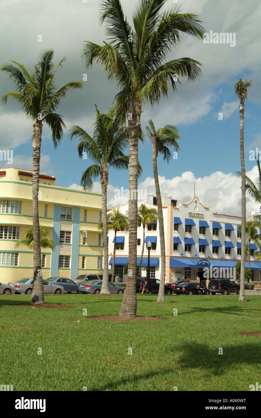 South beach miami ocean front park art deco buildings history hires