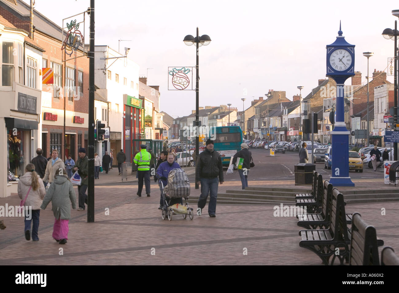 Redcar town centre, Teeside, England Stock Photo Alamy