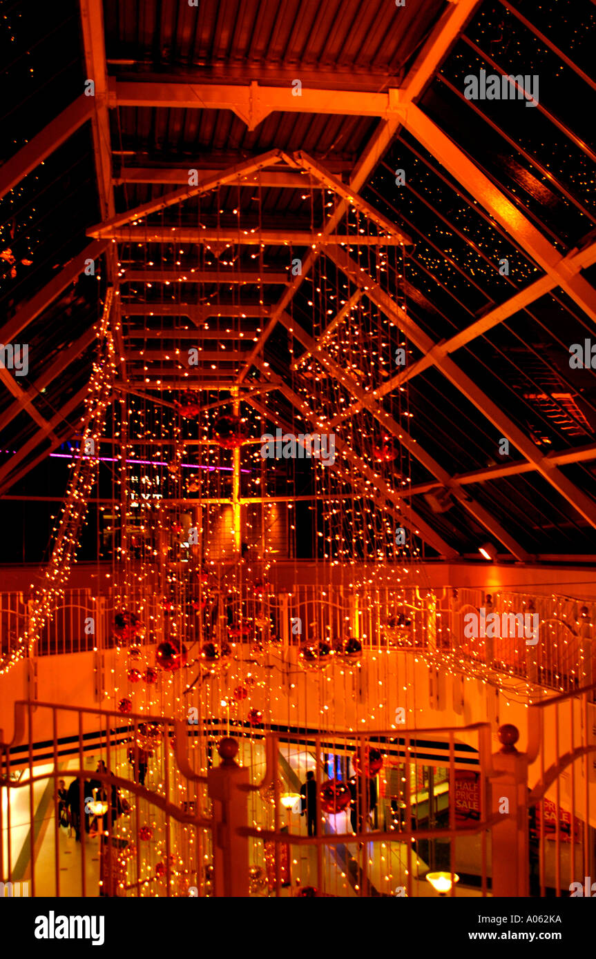 Shopping Centers Christmas Lights Stock Photo - Alamy