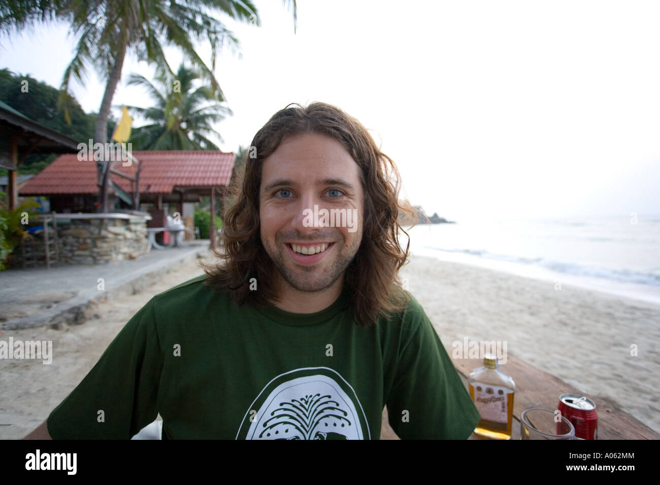 Male backpacker in thailand hi-res stock photography and images - Alamy