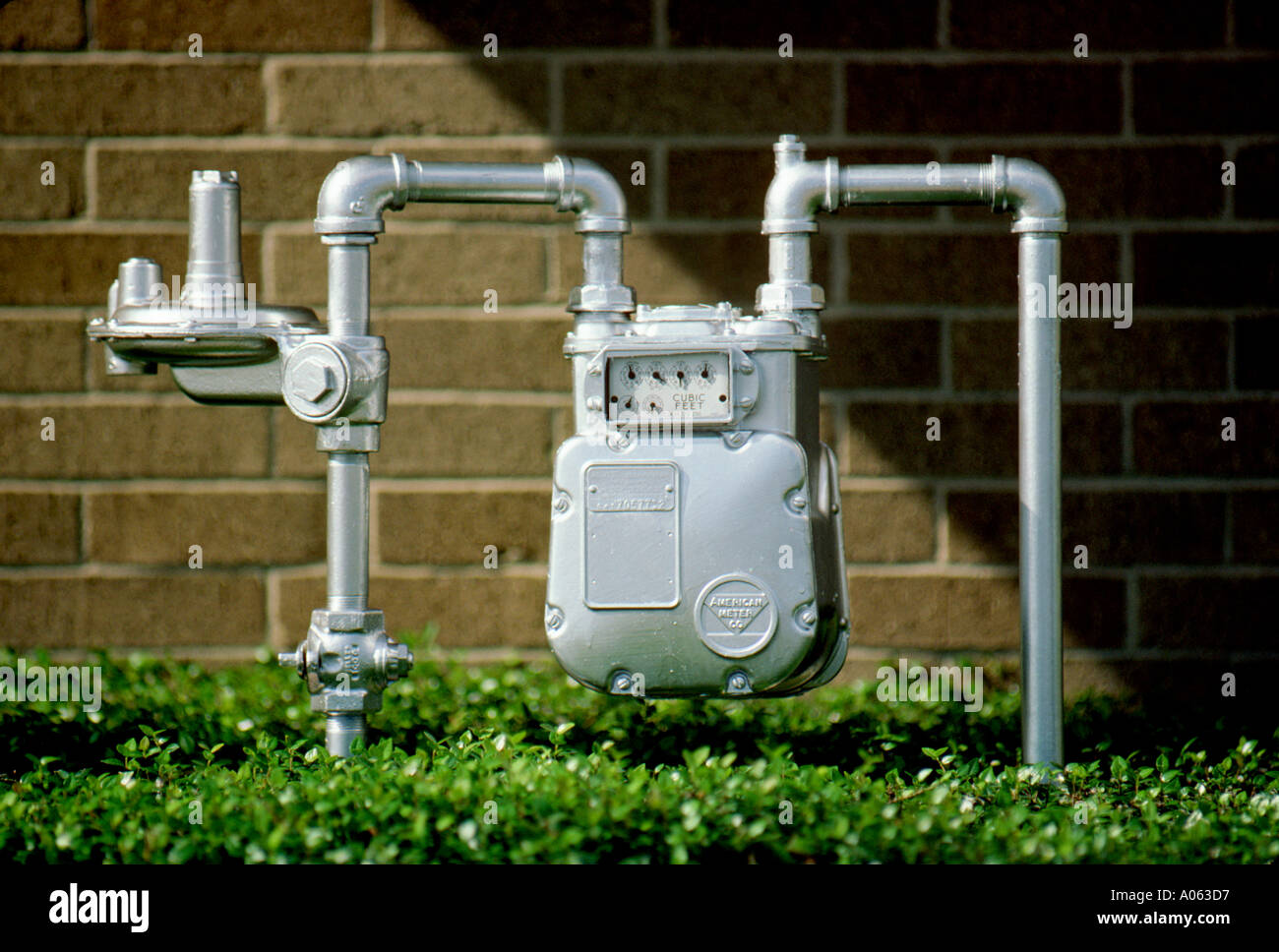 natural gas meter Stock Photo Alamy