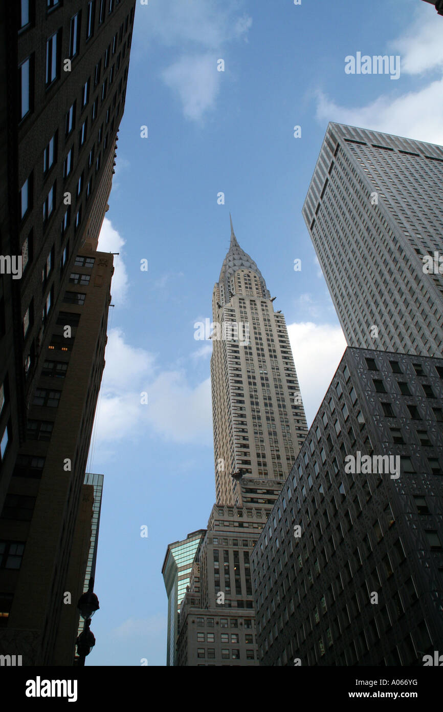 Chrysler Building Manhattan New York Stock Photo