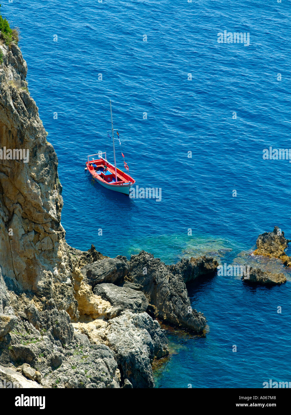Corfu Island, Paleokastritsa Stock Photo
