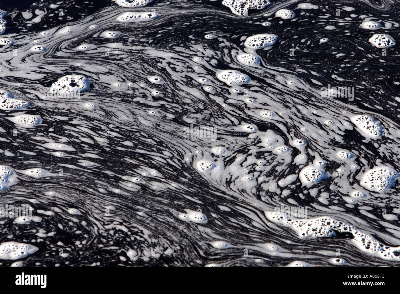 White foam on water surface Stock Photo Alamy