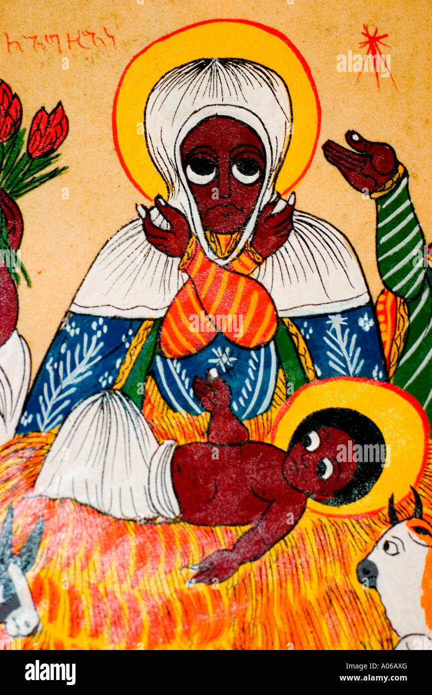 Ethiopian Coptic Orthodox Church Painting Stock Photos & Ethiopian ...