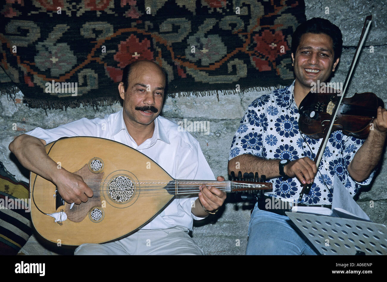 Musicians in a night club in Istanbul Stock Photo - Alamy
