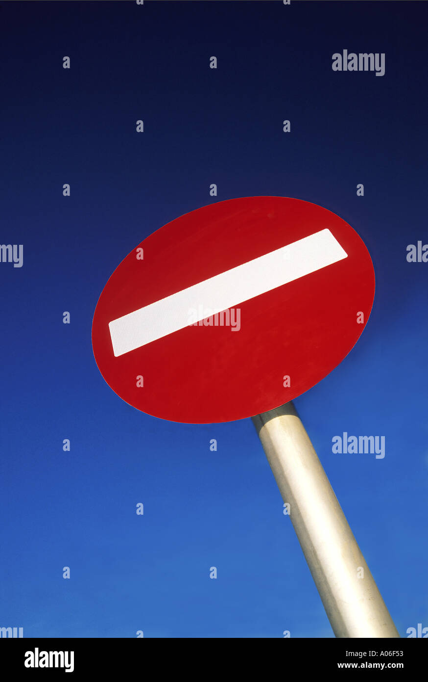 No Entry Traffic Sign Stock Photo - Alamy
