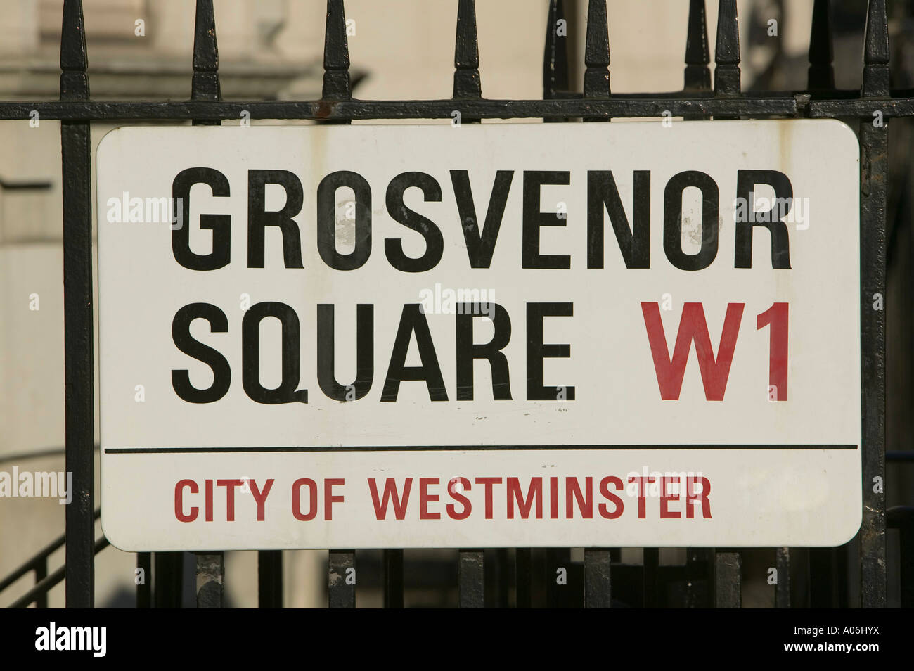 Grosvenor Square in london, UK Stock Photo - Alamy