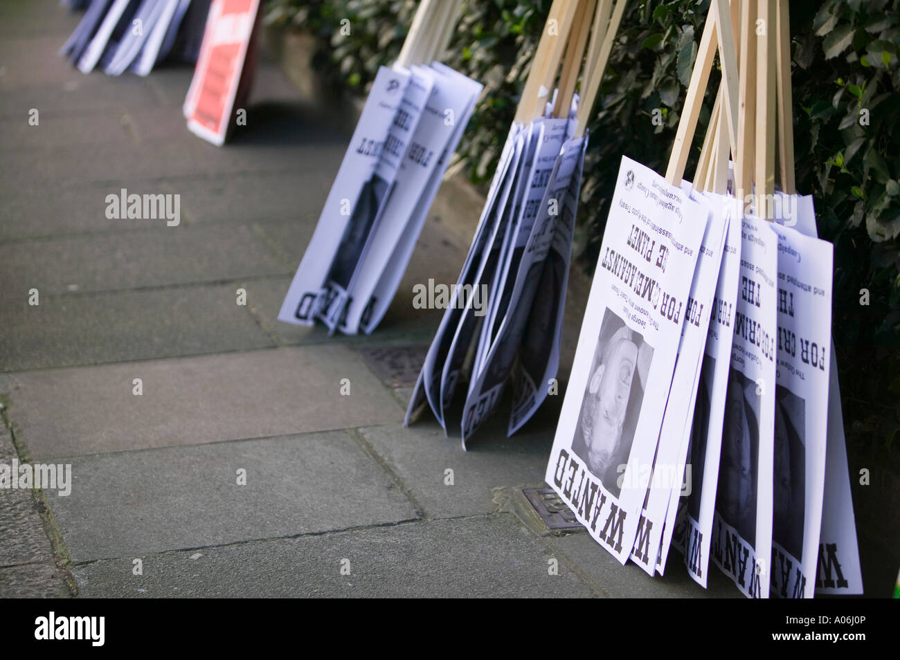 Placards placard hi-res stock photography and images - Alamy