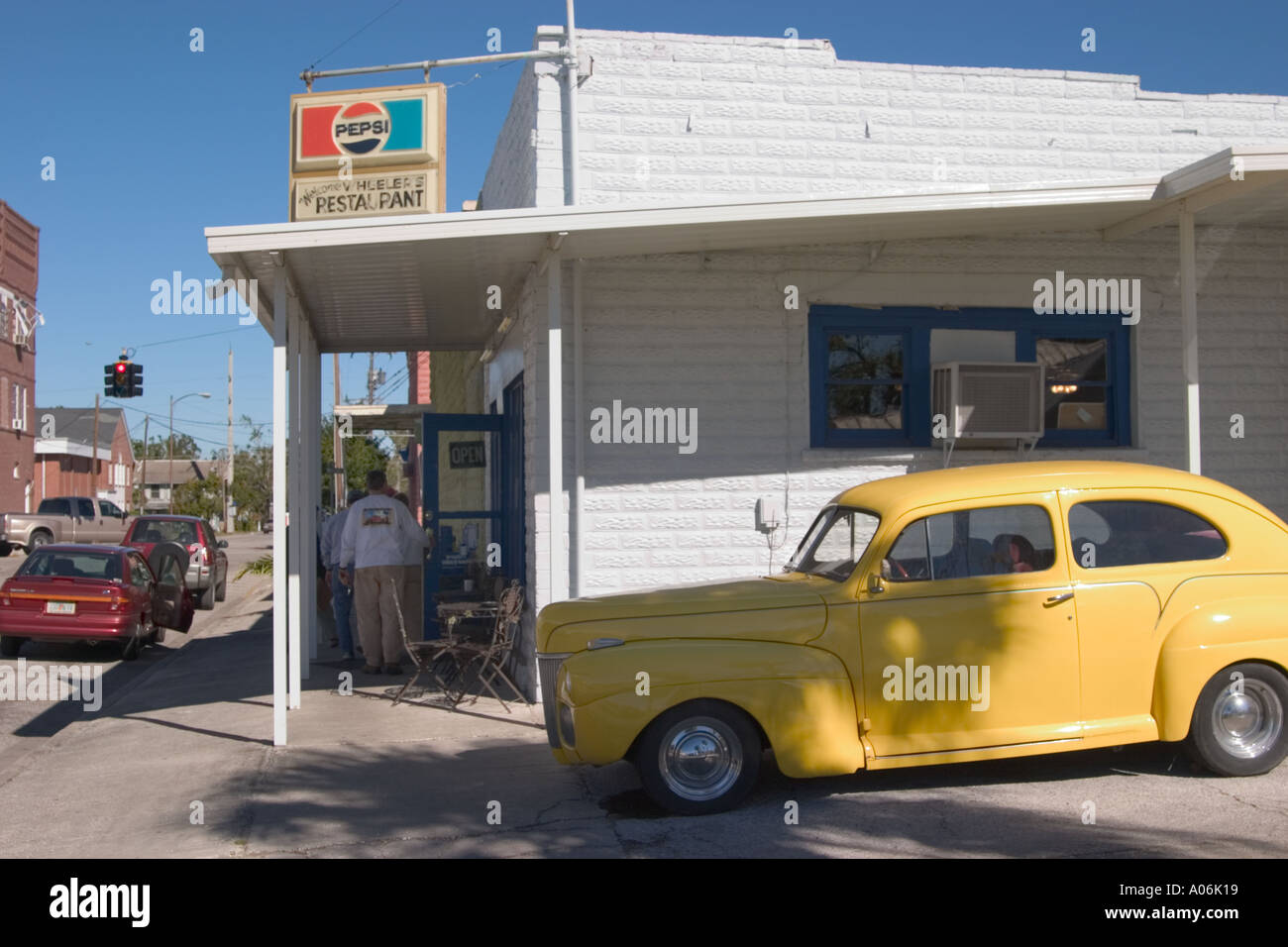 Wheelers Cafe Historic Downtown Arcadia Florida Stock Photo Alamy