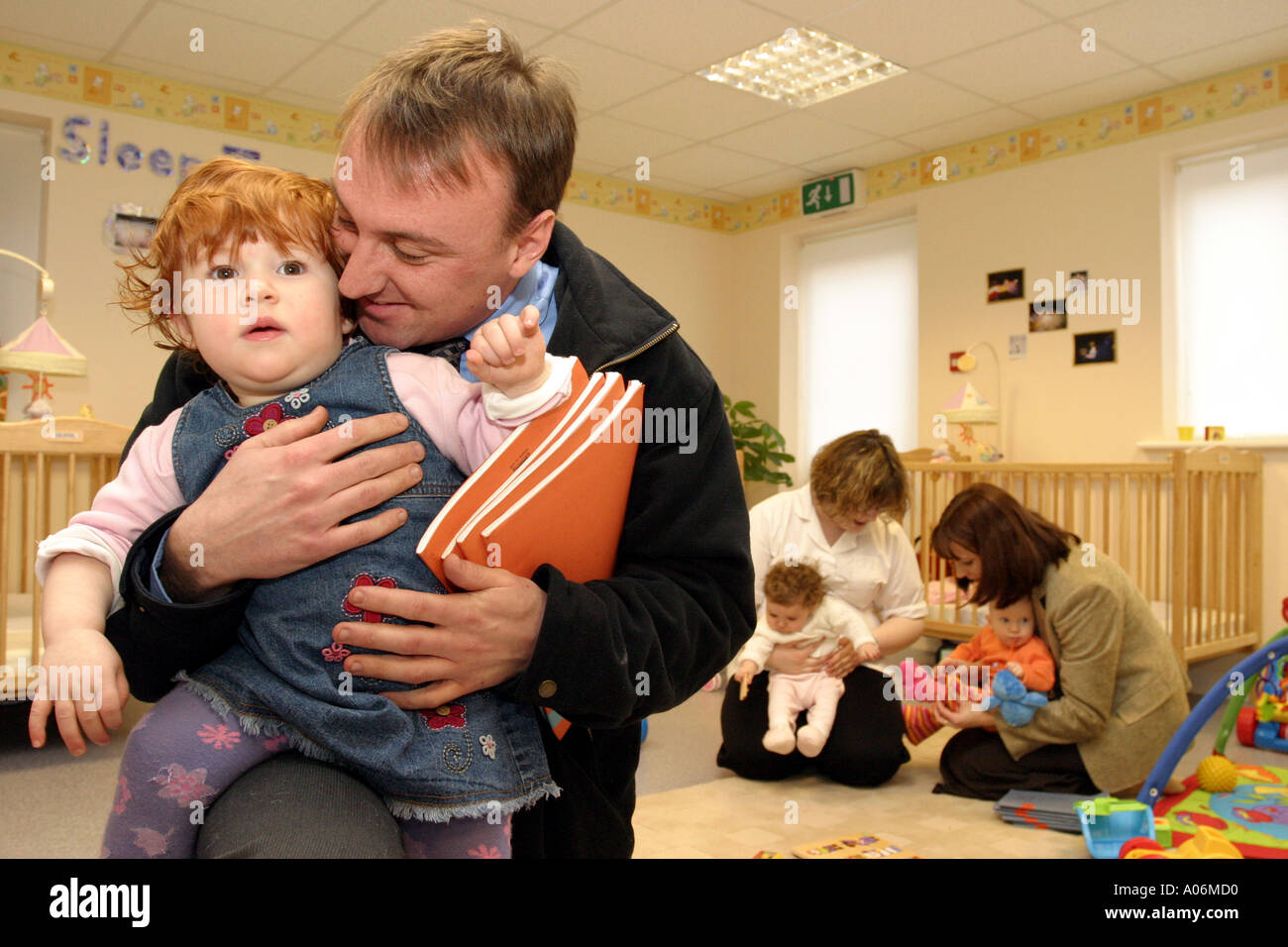 Parent dropping off child at school hires stock photography and images