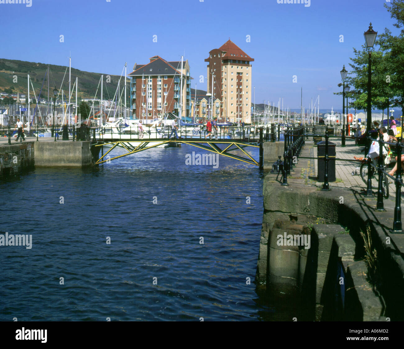 Maritime quarter dylan thomas hi-res stock photography and images - Alamy
