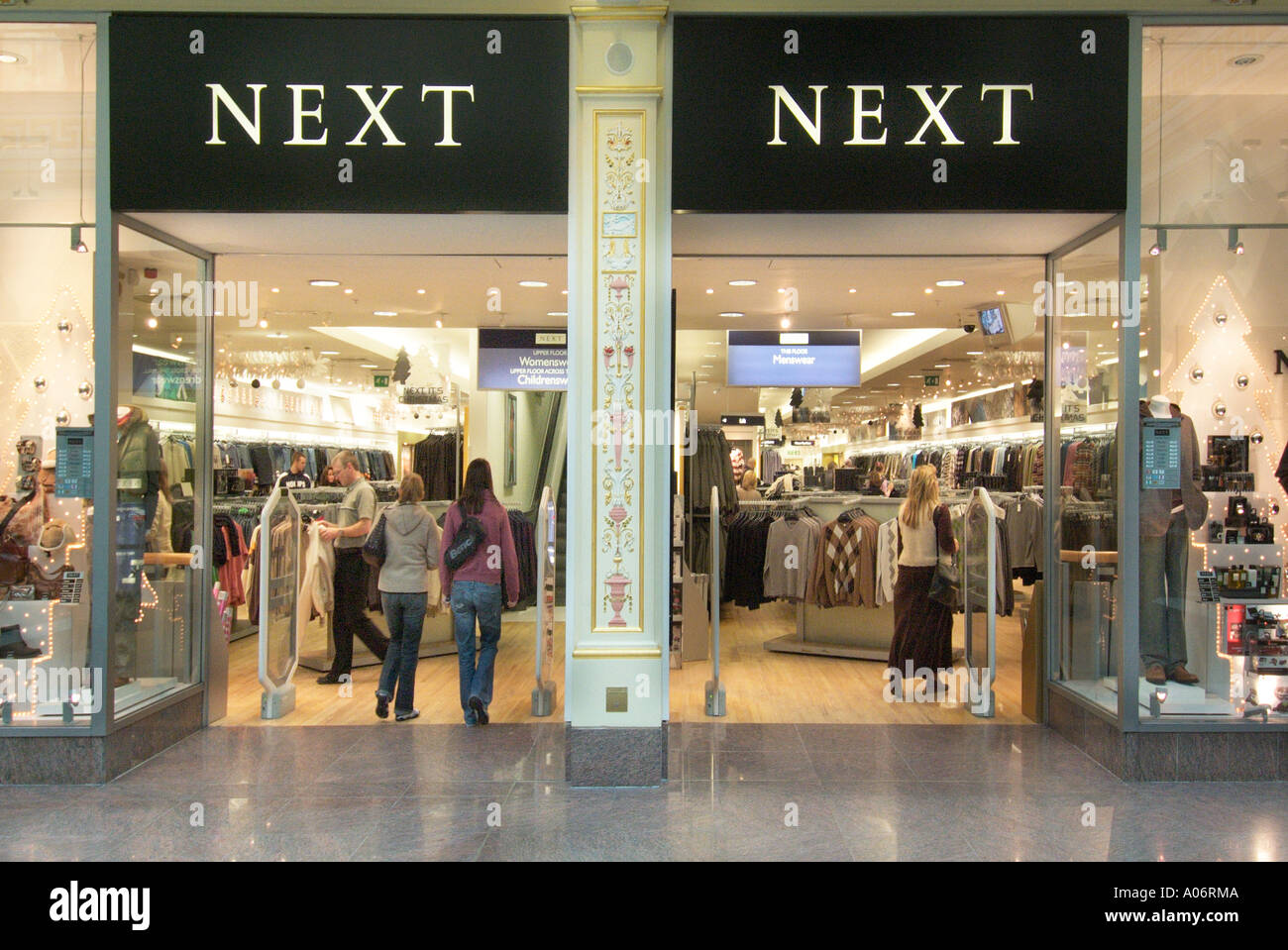 Next store retail Trafford centre UK United Kingdom England Europe GB