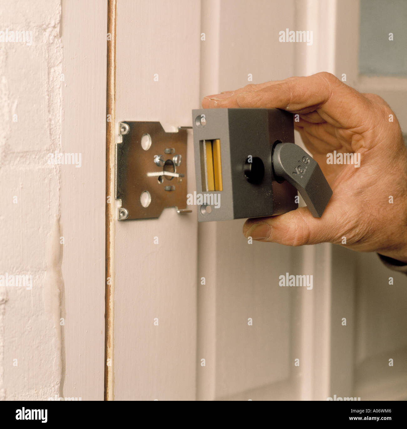 Door Latch Fitting Stock Photo Alamy
