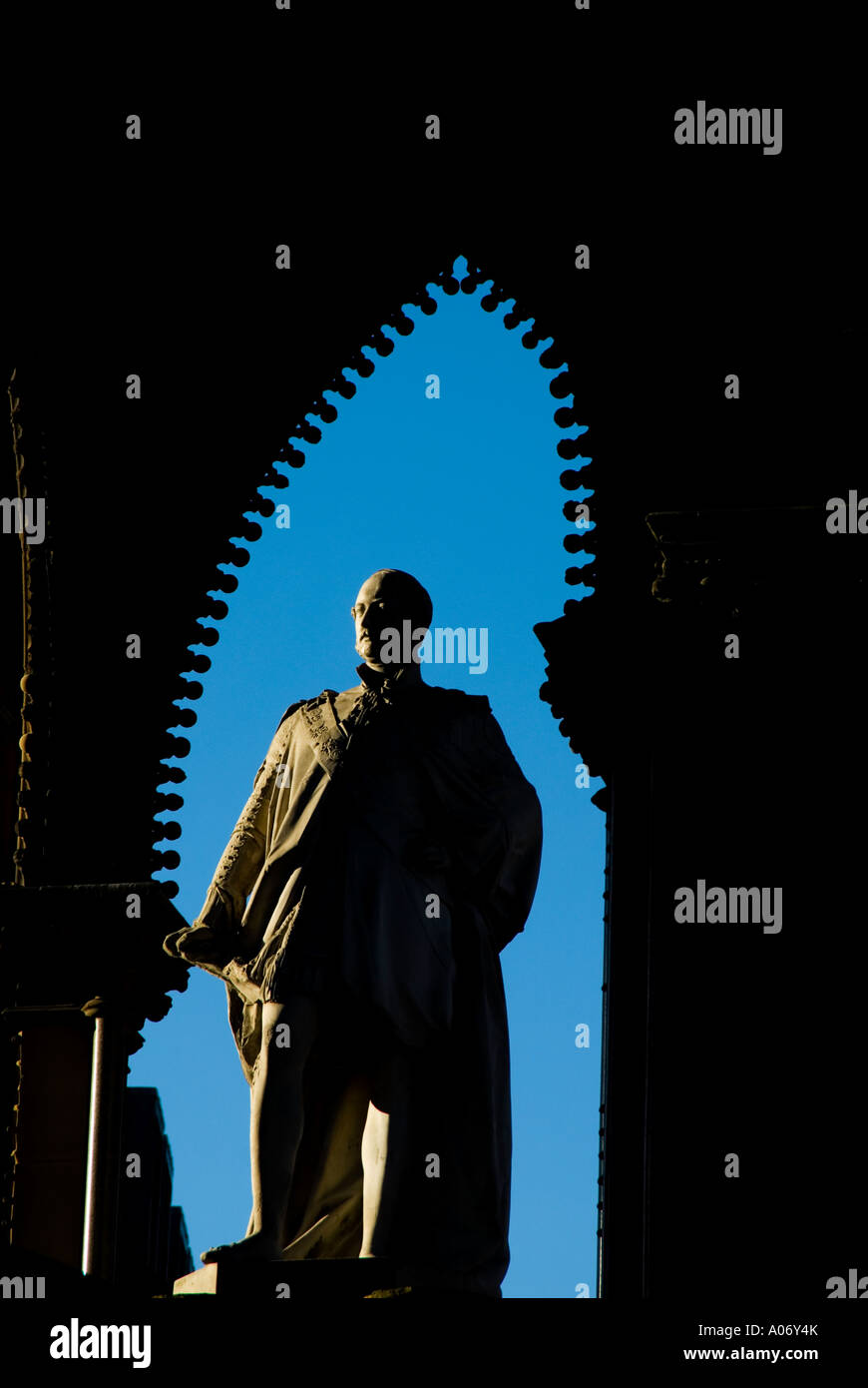 Prince Albert memorial in Manchester UK Stock Photo Alamy