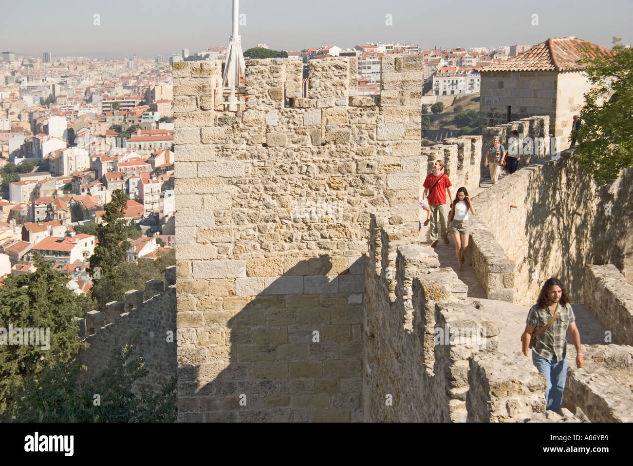 Castelo de sao jorge view hi-res stock photography and images - Alamy