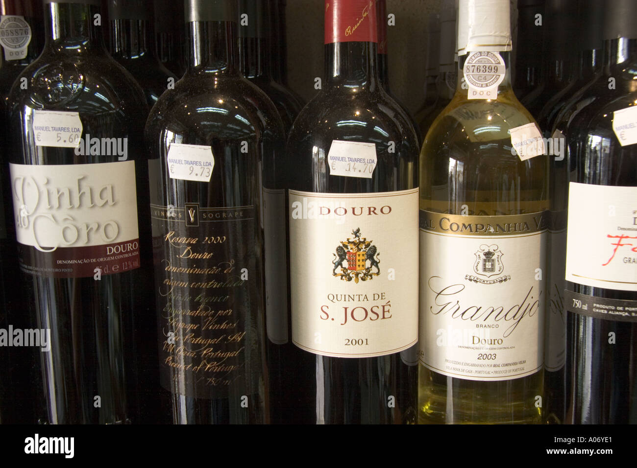 Portugal Bottle of Port wine Stock Photo Alamy