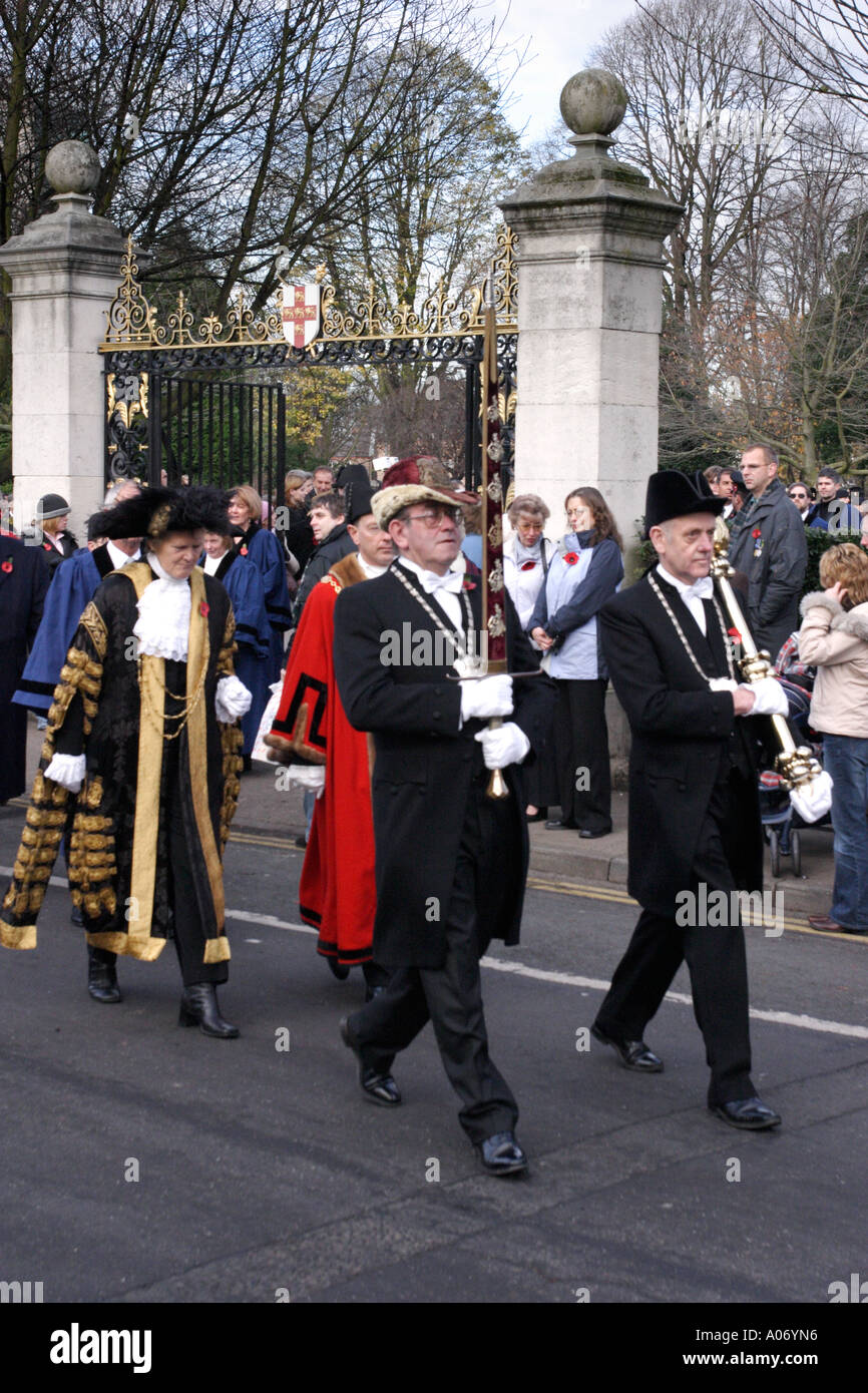 Remembrance Day Parade, York, Yorkshire, England. Stock Photo