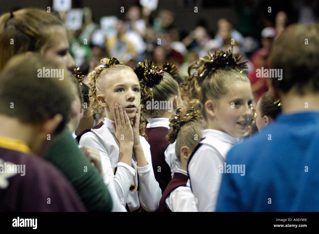 Cheerleaders on the Football Playground Editorial Stock Photo - Image of  competition, fitness: 129080908