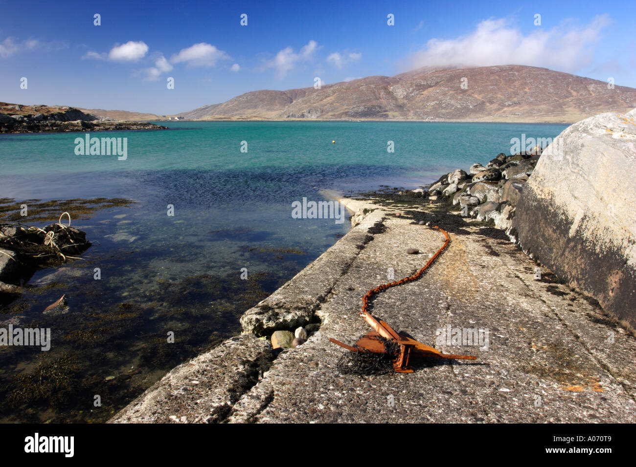 Vatersay, Bhatarsaigh, Western Isles, Scotland. Stock Photo