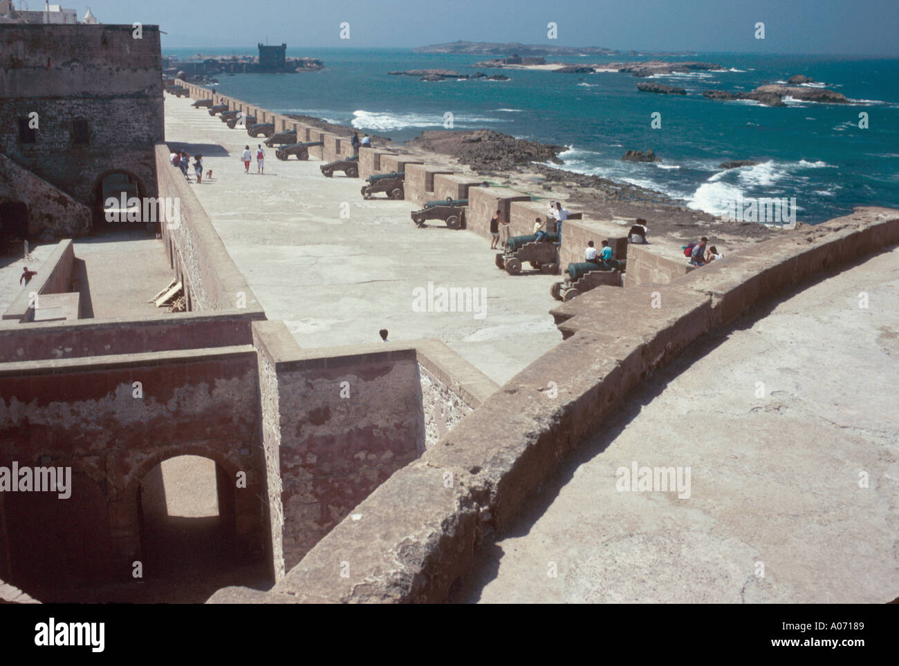 Essaouira s fortress Morocco Stock Photo