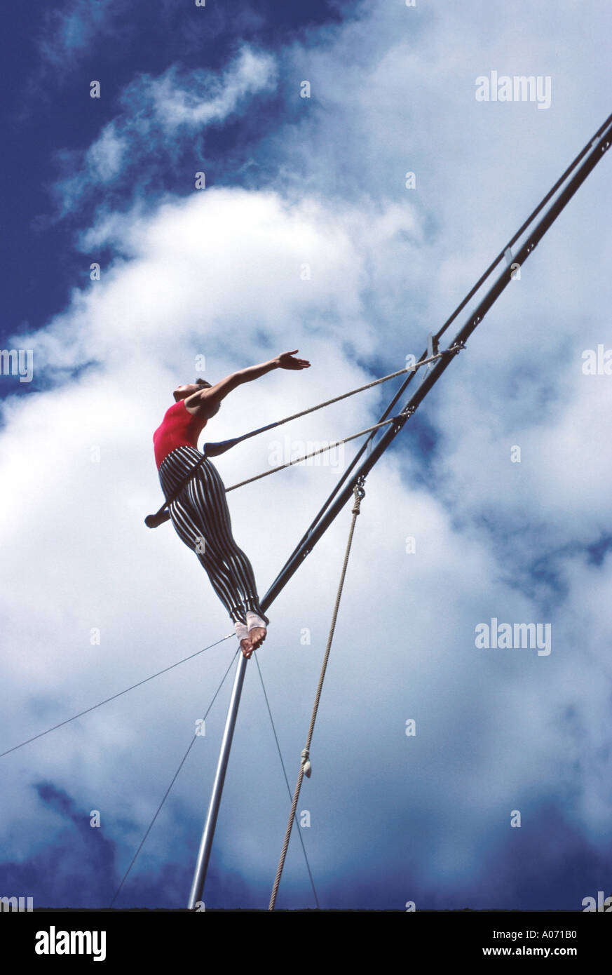 Trapeze Artist High Resolution Stock Photography and Images Alamy