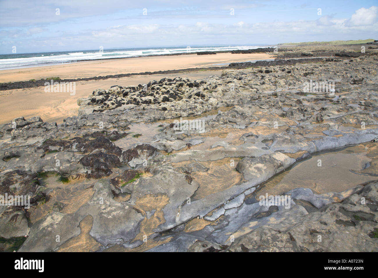 Inter tidal zone Fanore beach County Clare Ireland Stock Photo