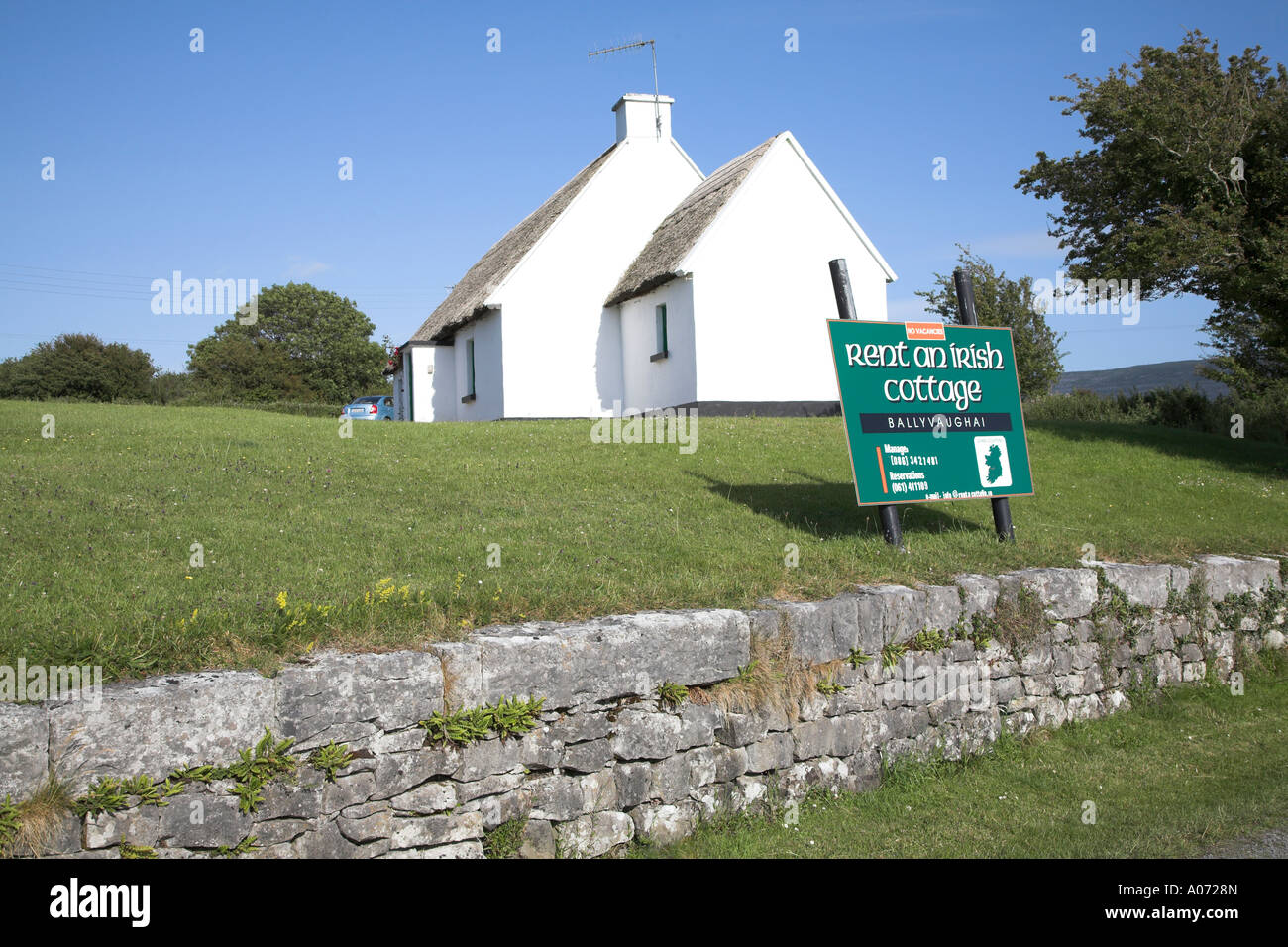 Holiday Cottages Ballyvaughan County Clare Ireland Stock Photo