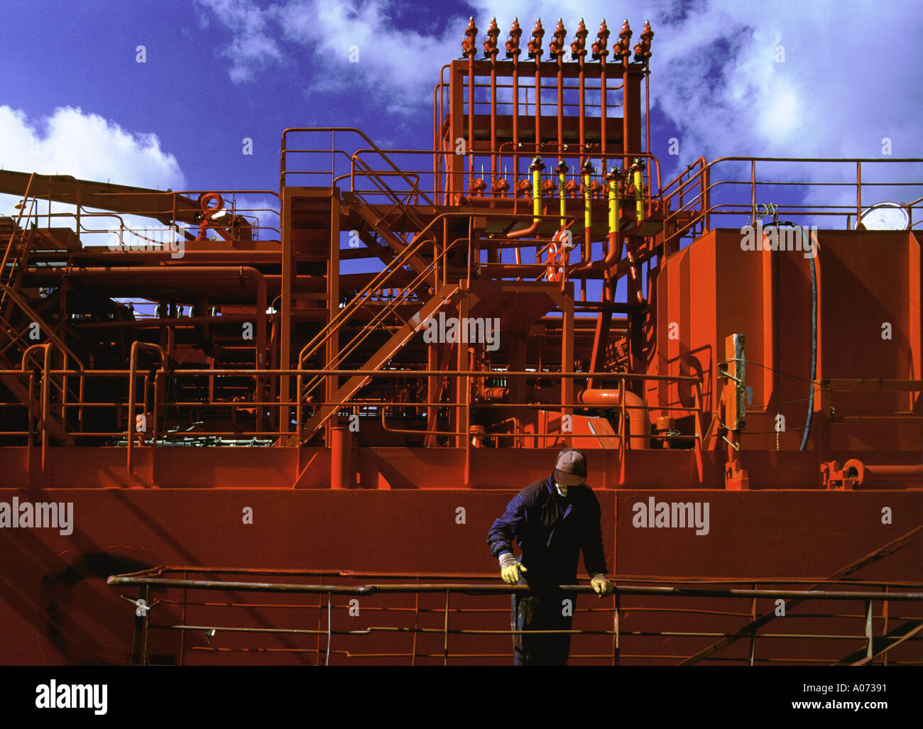 Oil Tanker Astano Shipyards Ferrol (Galicia) Spain Stock Photo - Alamy