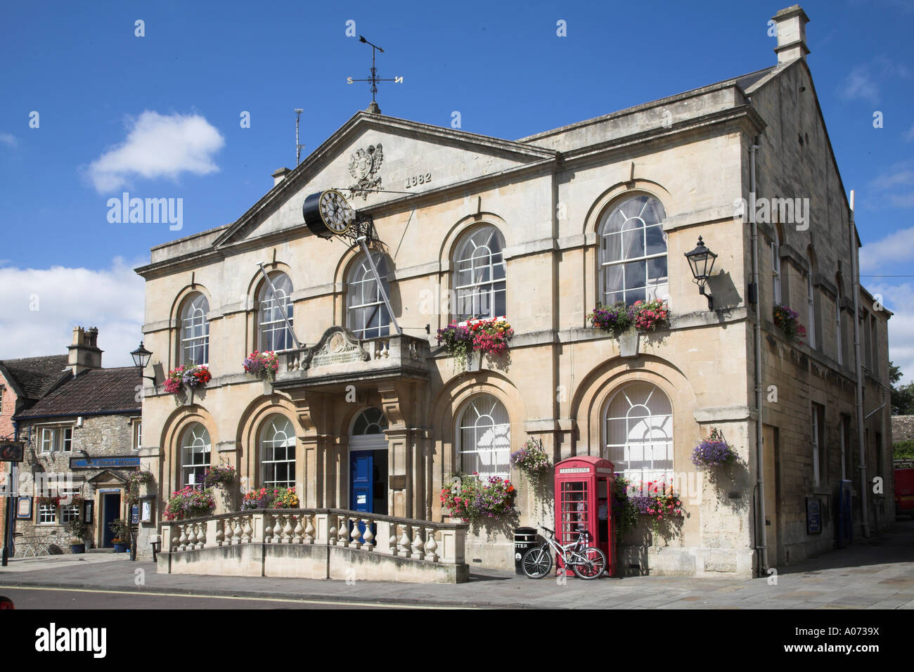 Corsham town hall Wiltshire England Stock Photo