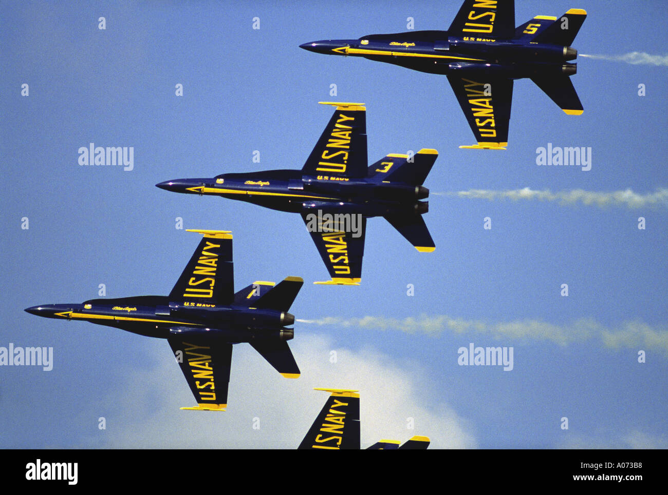 Air Show The Blue Angels US Navy Acrobatic Team USA Stock Photo - Alamy